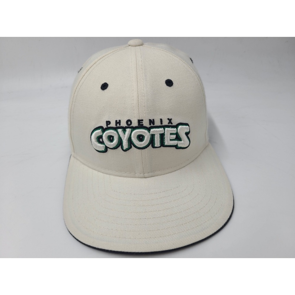 Vintage Phoenix Coyotes New Era Adjustable Hat Cap Wool Blend NHL Hockey White